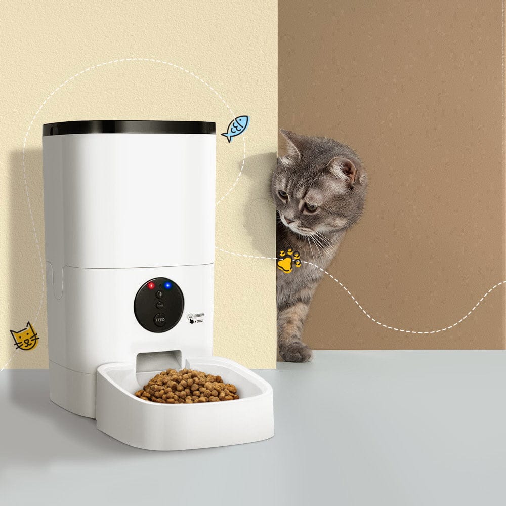 Spud Jax Petshop i.Pet Automatic Pet Feeder 6L Wifi Auto Dog Cat Smart Food Dispenser Timer Pet Care > Dog Supplies