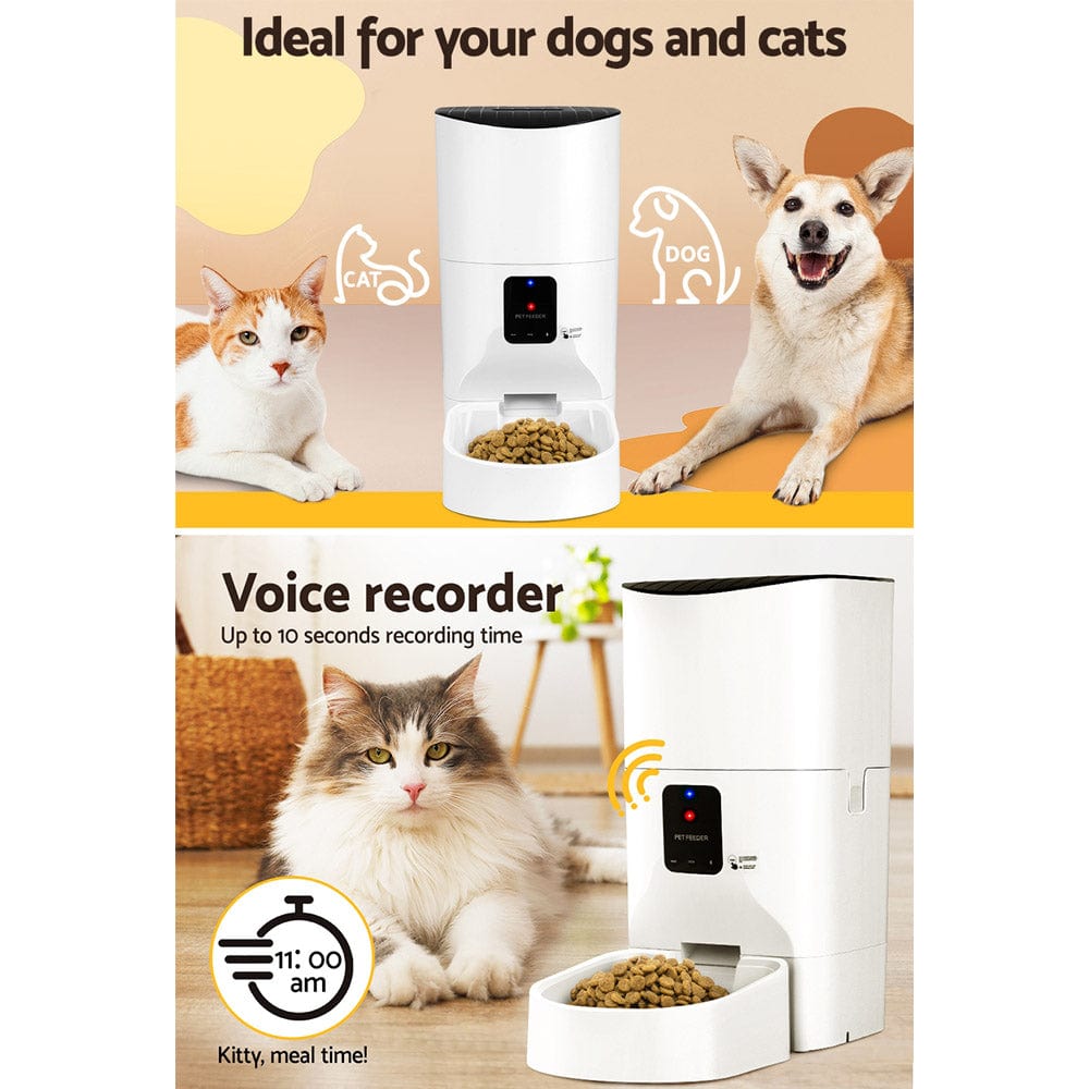 Spud Jax Petshop i.Pet Automatic Pet Feeder 9L Wifi Auto Dog Cat Feeder Smart Food Dispenser Timer Pet Care > Dog Supplies