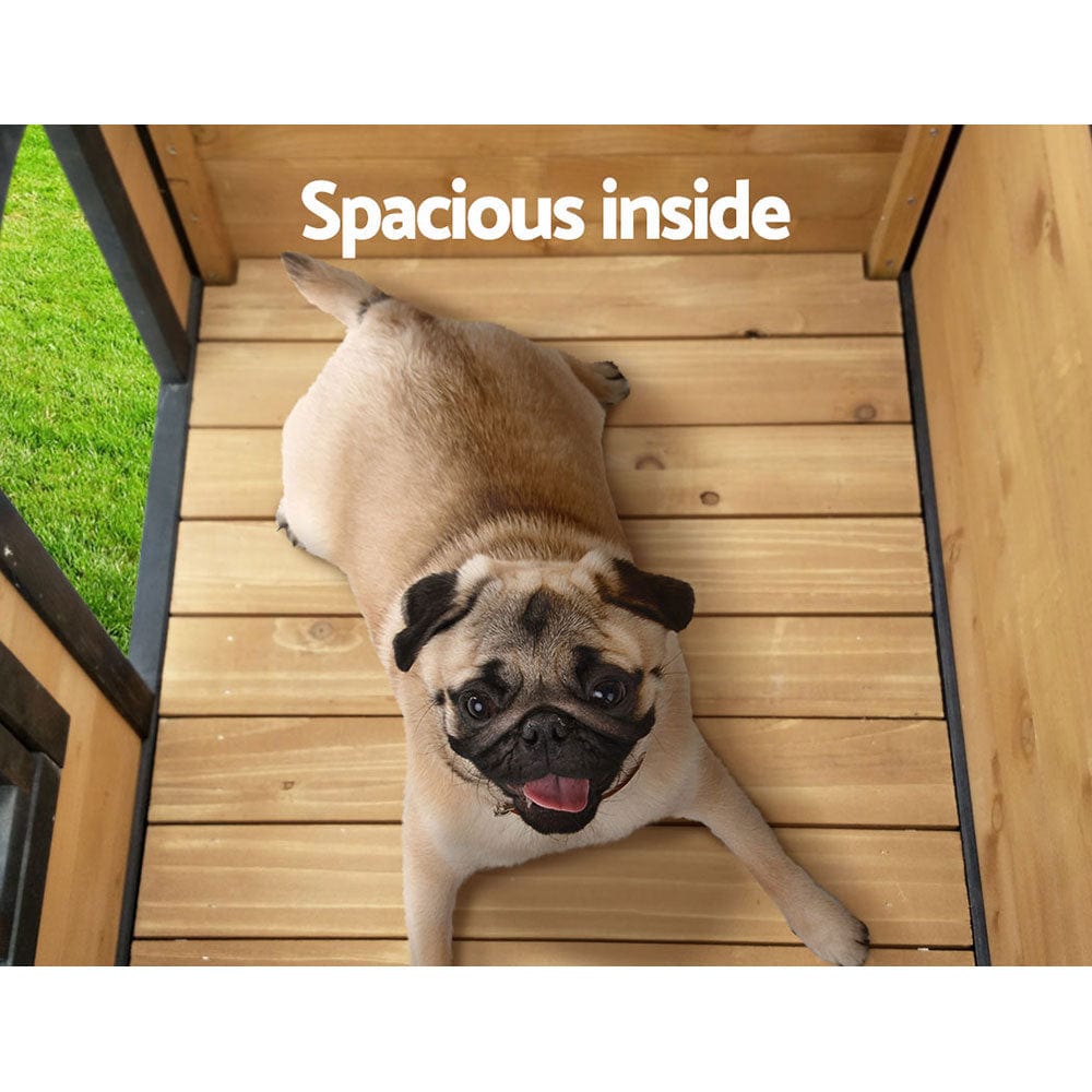 Spud Jax Petshop i.Pet Dog Pet Kennel Dog House Large Wooden 96cm x 69cm x 66cm i.Pet Dog Pet Kennel Dog House Large Wooden 96cm x 69cm x 66cm Pet Care