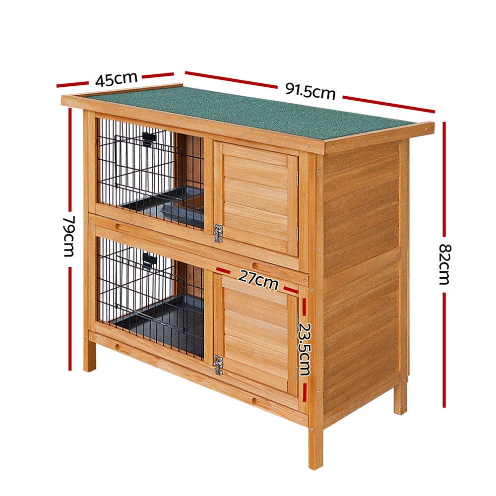 Spud Jax Petshop i.Pet Rabbit Hutch Wooden Chicken Coop Pet Hutch 82cm x 91.5cm x 45cm i.Pet Rabbit Hutch Wooden Chicken Coop Pet Hutch 82cm x 91.5cm x 45cm Pet Care