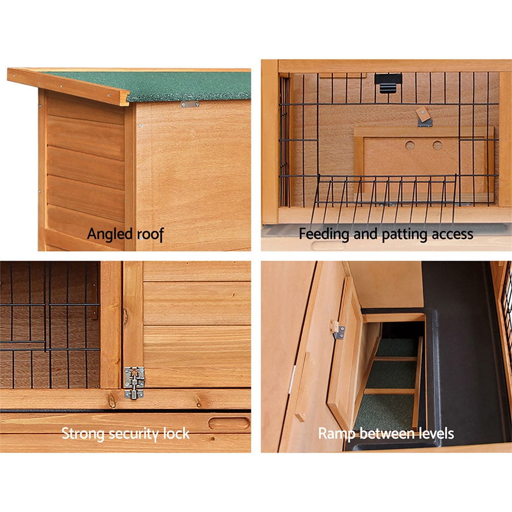 Spud Jax Petshop i.Pet Rabbit Hutch Wooden Chicken Coop Pet Hutch 82cm x 91.5cm x 45cm i.Pet Rabbit Hutch Wooden Chicken Coop Pet Hutch 82cm x 91.5cm x 45cm Pet Care