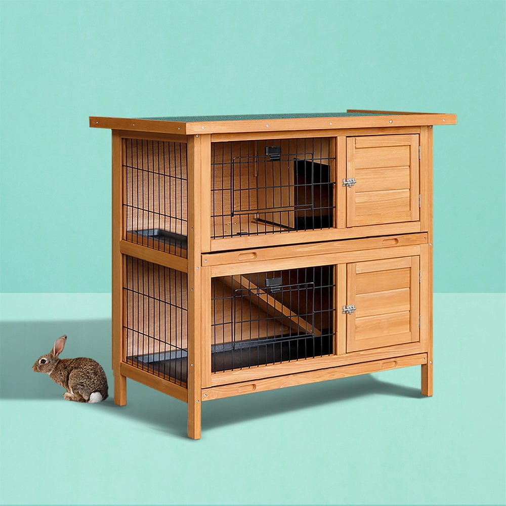 Spud Jax Petshop i.Pet Rabbit Hutch Wooden Chicken Coop Pet Hutch 82cm x 91.5cm x 45cm i.Pet Rabbit Hutch Wooden Chicken Coop Pet Hutch 82cm x 91.5cm x 45cm Pet Care