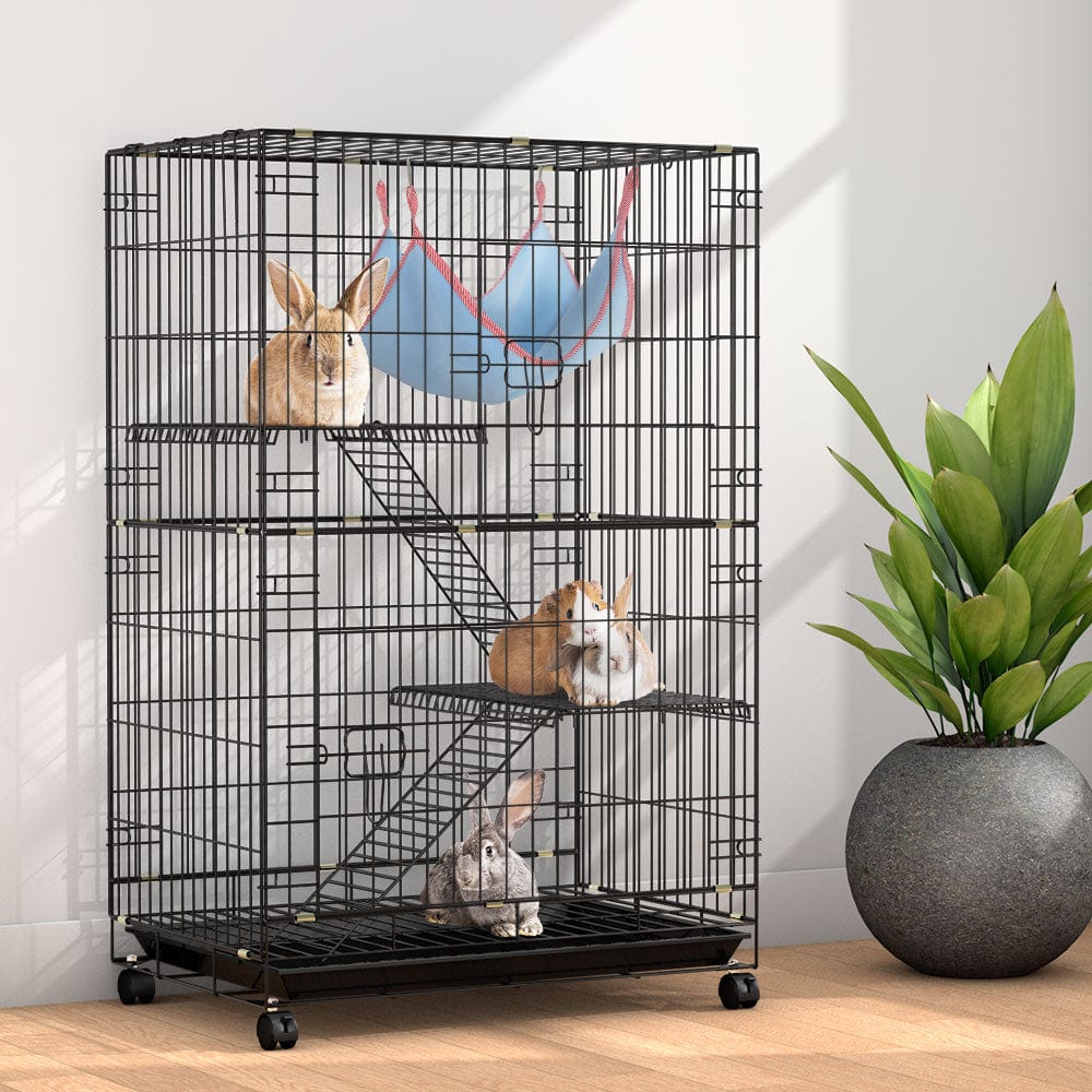 Spud Jax Petshop i.Pet Rabbit Cage 100cm Hutch 3 Level Indoor Guinea Pig Ferret i.Pet Rabbit Cage 100cm Hutch 3 Level Indoor Guinea Pig Ferret Pet Care > Coops & Hutches > Small Animal Habitats & Cages