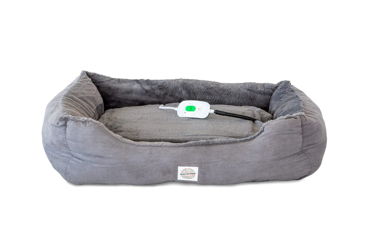 Spud Jax Petshop Easy to Clean Electric Heated Rabbit Faux Fur Covering Pet Bed - Small Pet Care &gt; Dog Supplies