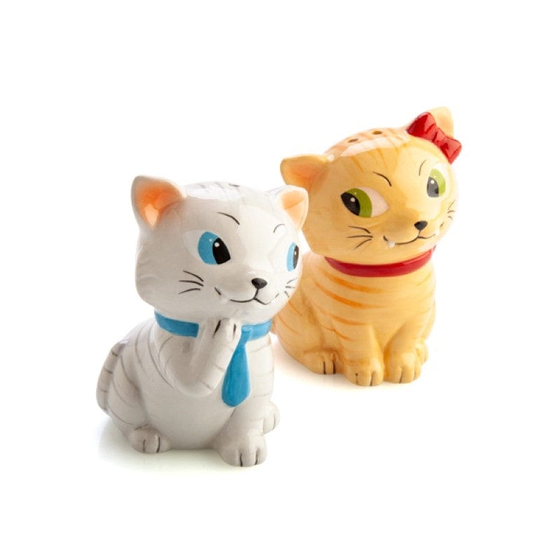 Spud Jax Petshop Tabby Cats Salt Pepper Set Pet Care > Pet Food > Cat Food