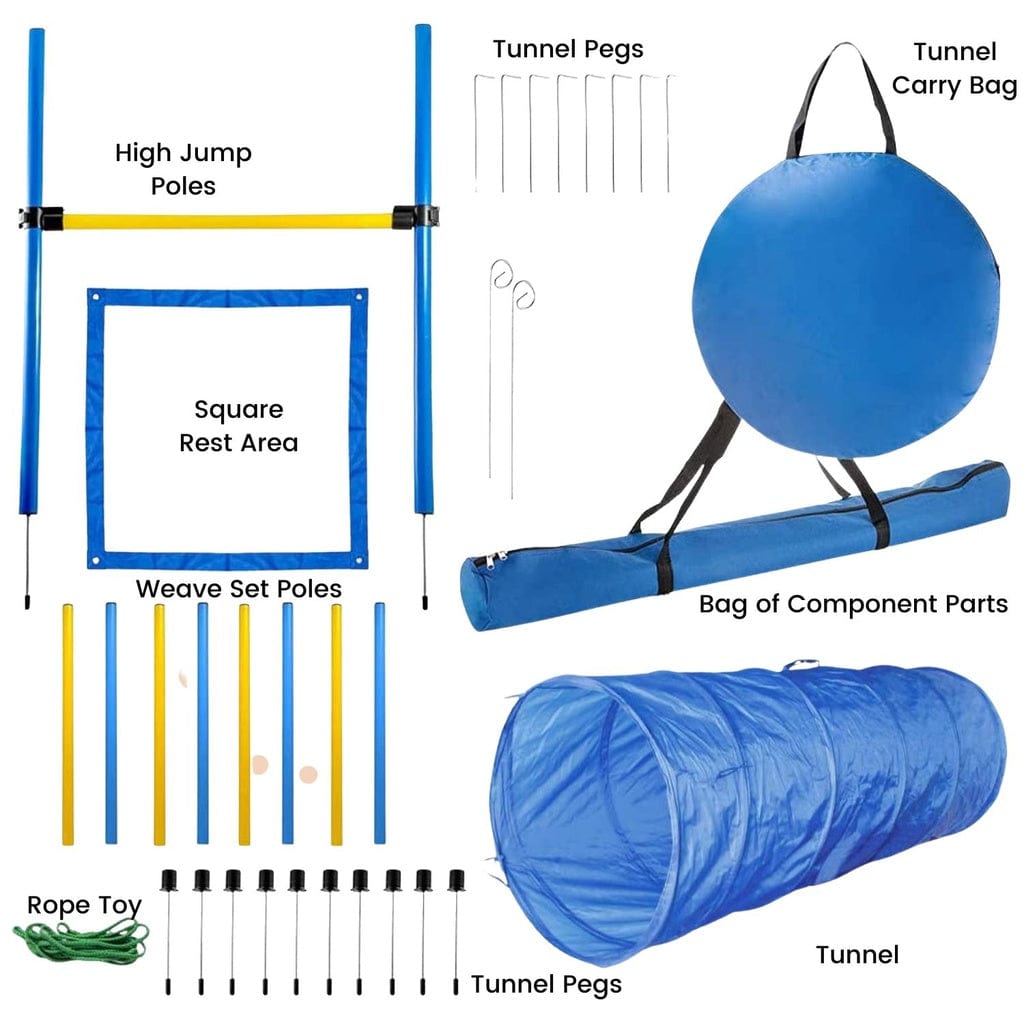 Spud Jax Petshop Floofi Dog Agility Training Set FI-DGT-100-SL / FI-DGT-100-YX Pet Care > Dog Supplies