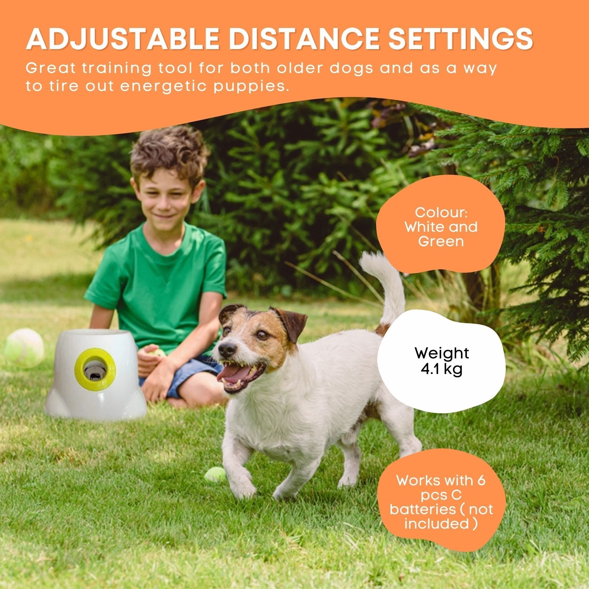 Spud Jax Petshop Hyper Fetch Maxi Dog Ball Thrower - Large Interactive Pet Toy Launcher Hyper Fetch Maxi Dog Ball Thrower - Large Interactive Pet Toy Launcher Pet Care > Toys > Dog Toys