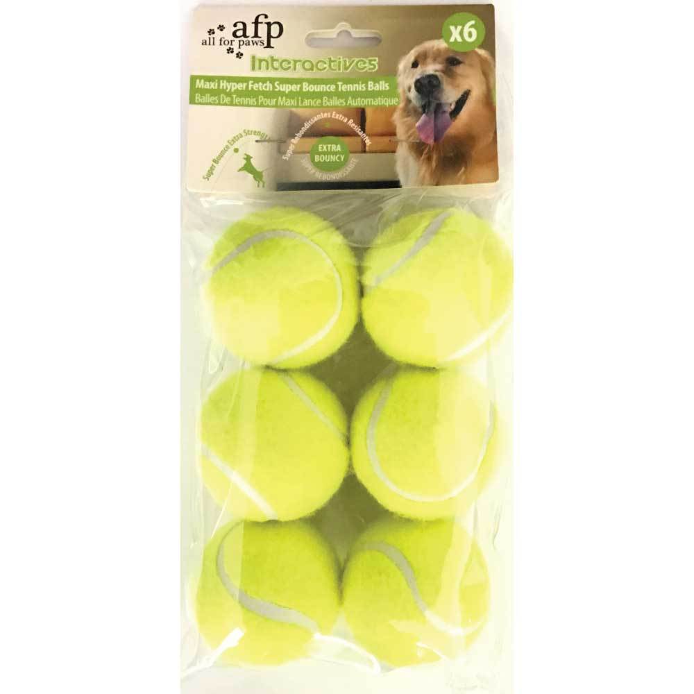 Spud Jax Petshop 6 Pack Extra Bouncy Dog Fetch Balls AFP Hyper Maxi Super Bounce Tennis Ball Toy 6 Pack Extra Bouncy Dog Fetch Balls AFP Hyper Maxi Super Bounce Tennis Ball Toy Pet Care > Toys > Dog Toys