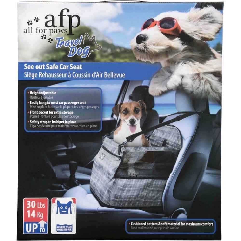 Spud Jax Petshop Dog Portable Car Seat - See Out Safe Air Cushion Travel Booster - All For Paws Dog Portable Car Seat - See Out Safe Air Cushion Travel Booster - All For Paws Pet Care > Dog Supplies > Dog Collars, Leads & Harnesses