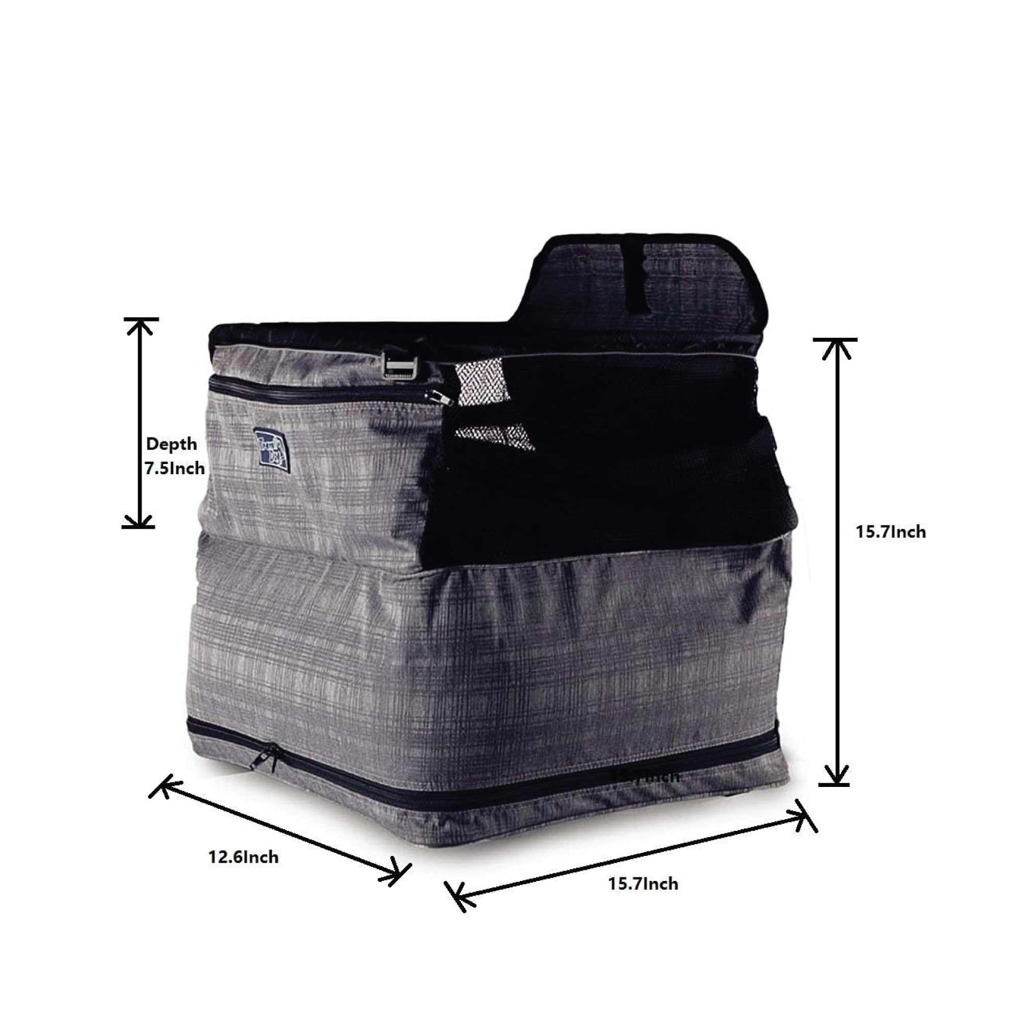Spud Jax Petshop Dog Portable Car Seat - See Out Safe Air Cushion Travel Booster - All For Paws Dog Portable Car Seat - See Out Safe Air Cushion Travel Booster - All For Paws Pet Care > Dog Supplies > Dog Collars, Leads & Harnesses