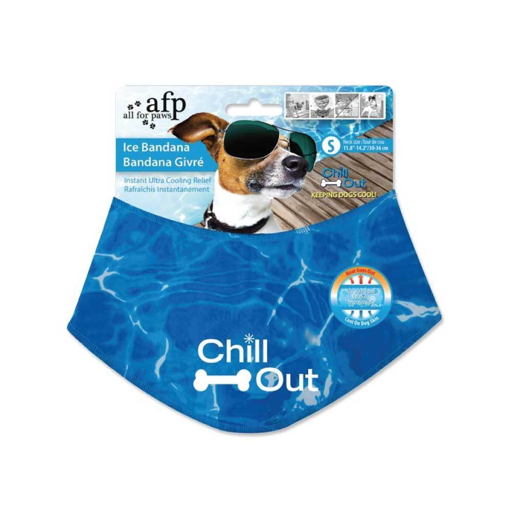 Spud Jax Petshop S - Dog Cooling Bandana Ice Neck Collar AFP Chill Out Pet Cool Scarf Cold Small S - Dog Cooling Bandana Ice Neck Collar AFP Chill Out Pet Cool Scarf Cold Small Pet Care > Dog Supplies