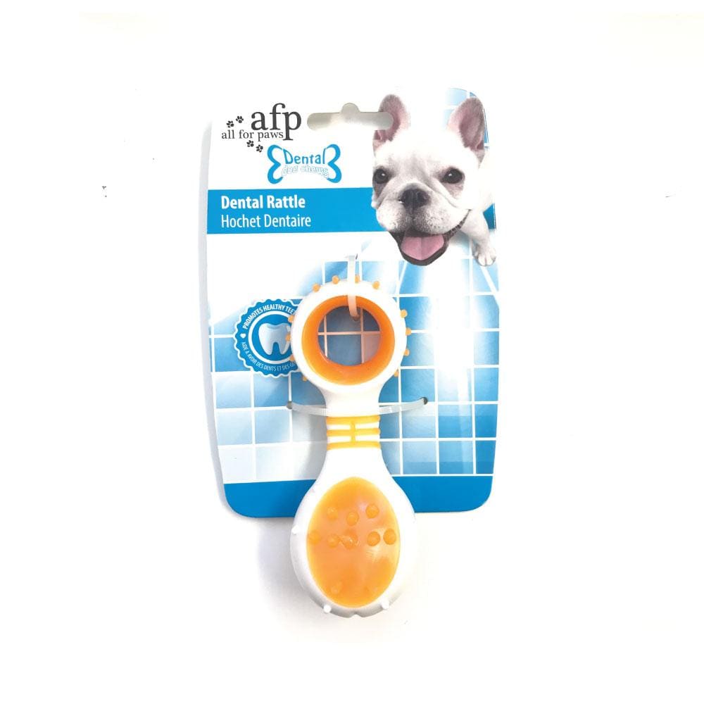 Spud Jax Petshop Dog Dental Rattle - Orange Puppy Teething + Cleaning Gums Rubber Ridges Chew Dog Dental Rattle - Orange Puppy Teething + Cleaning Gums Rubber Ridges Chew Pet Care > Toys