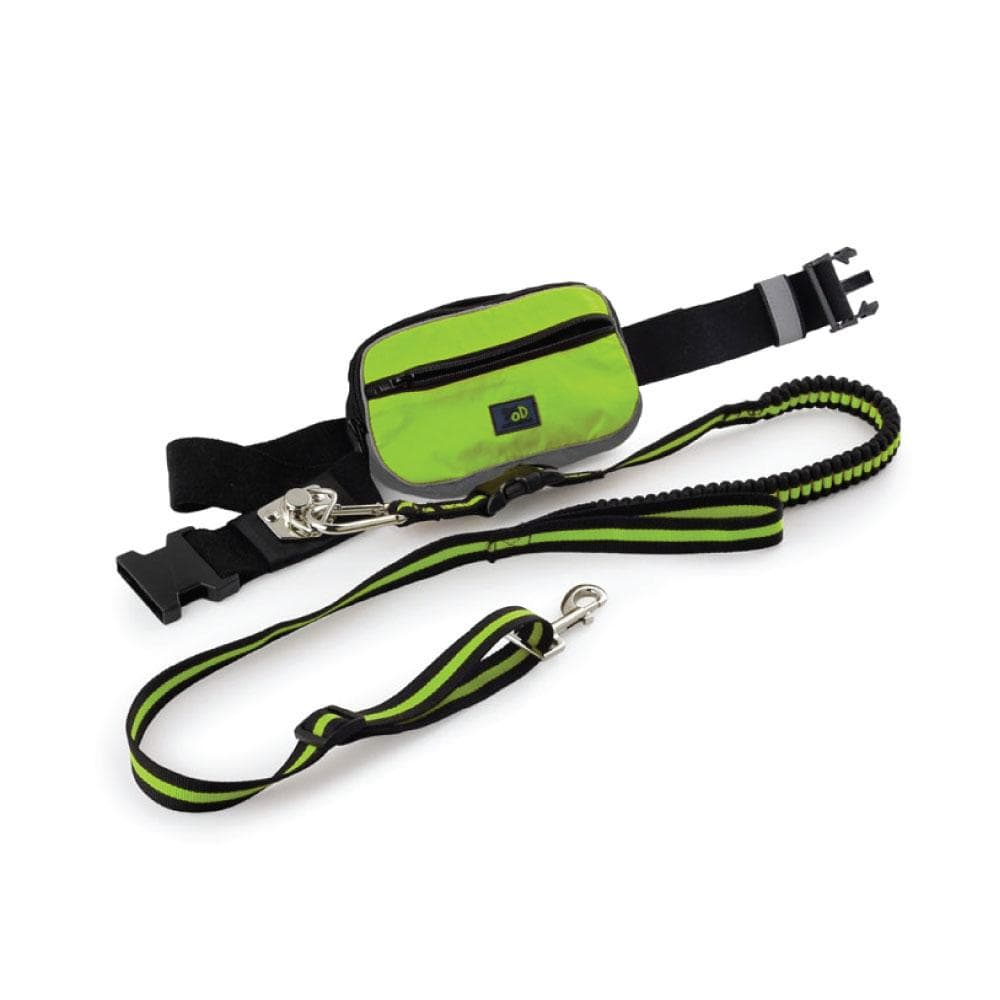 Spud Jax Petshop Jogging Dog Bungee Leash - Adjustable Waist Belt Bag + Hands Free Walking Lead Pet Care > Dog Supplies > Dog Collars, Leads & Harnesses