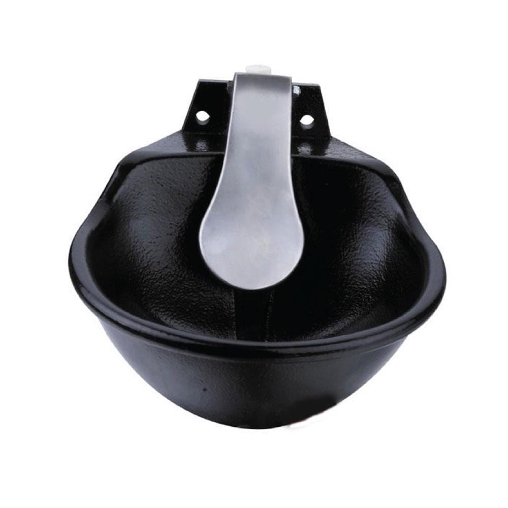 Spud Jax Petshop 25cm Cattle Drinking Bowl - Iron Cast Mounted Automatic Water Cow Horse Trough Pet Care &gt; Farm Supplies &gt; Farm Equipment