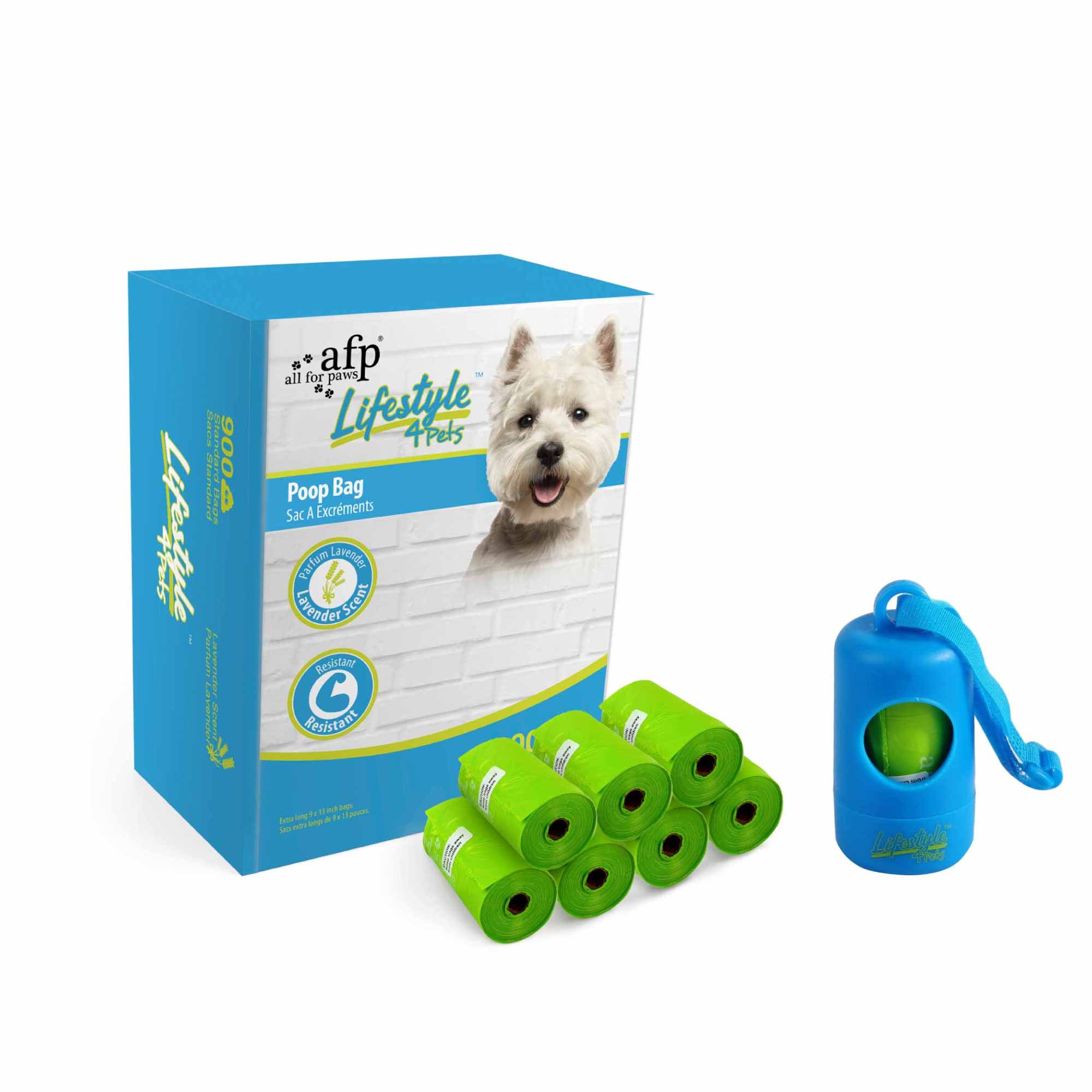 Spud Jax Petshop Bulk 900 Dog Poop Bags + Holder Dispenser - 60x15 Pet Waste Rolls Bulk 900 Dog Poop Bags + Holder Dispenser - 60x15 Pet Waste Rolls Pet Care
