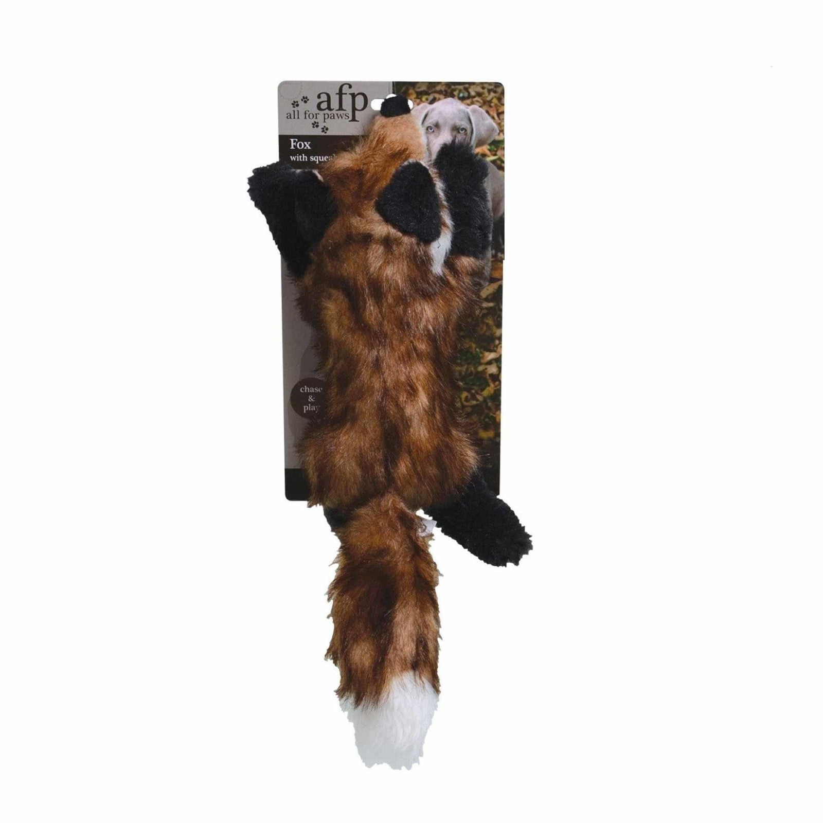 Spud Jax Petshop Dog Plush Toy - Fox Squeaky Interactive Large Life Like Pet Puppy Play Pet Care > Toys