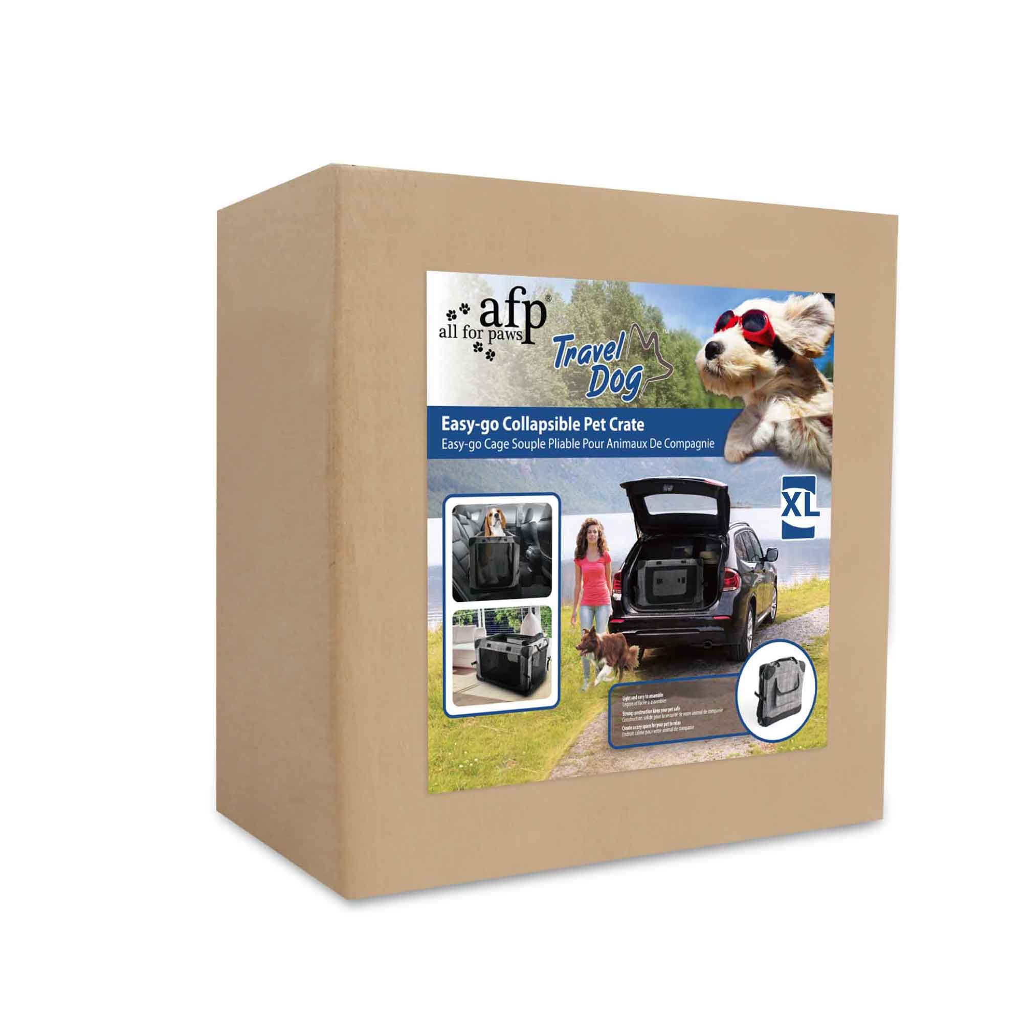 Spud Jax Petshop Collapsible Pet Travel Crate - X-Large Dog Cat Soft Foldable Portable Car Carrier Collapsible Pet Travel Crate - X-Large Dog Cat Soft Foldable Portable Car Carrier Pet Care