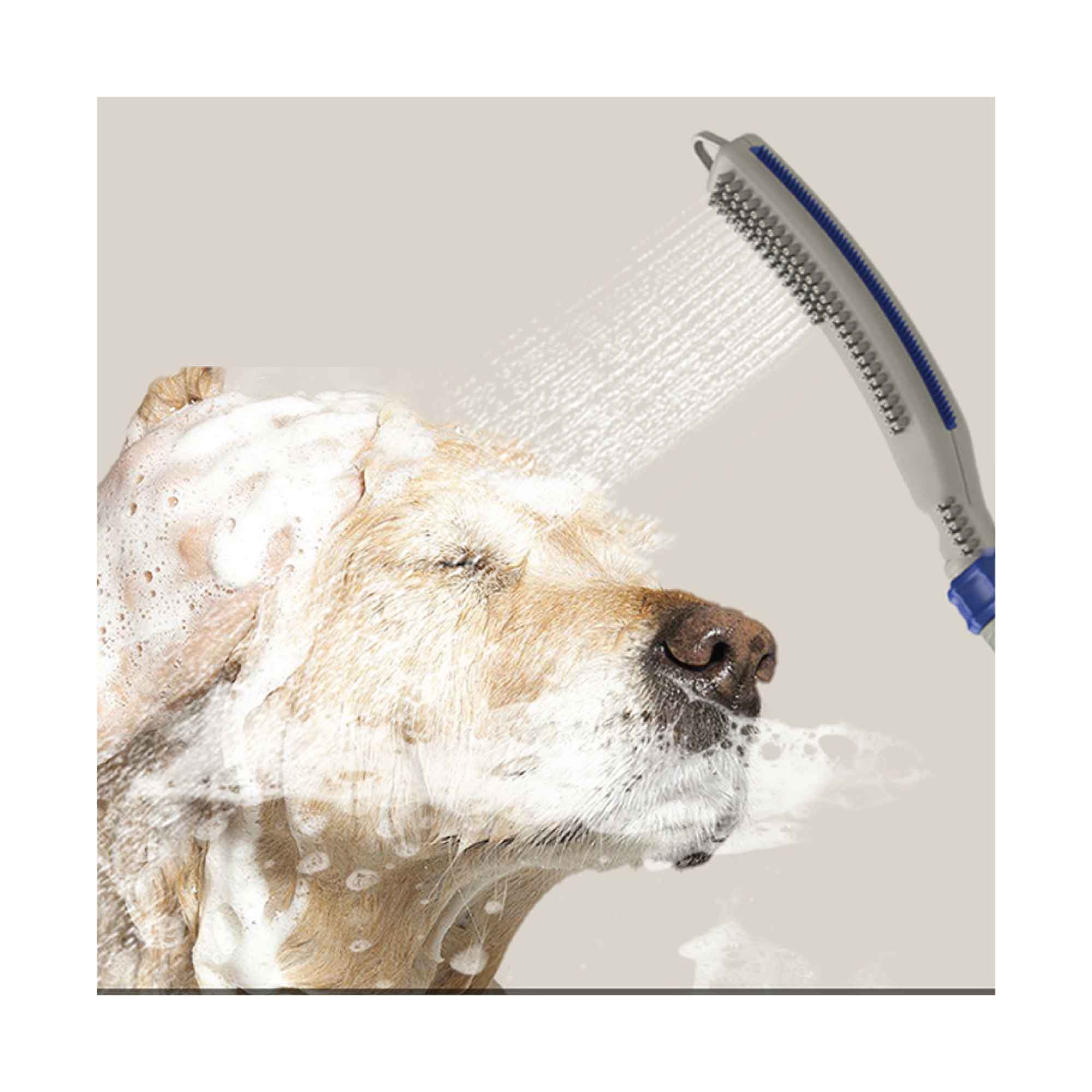 Spud Jax Petshop Pet Shower Magic Washer 2 in 1 Attachment Hose Head With Comb Dog Cat Wash Bath Pet Care > Bird > Bird Cages & Stands