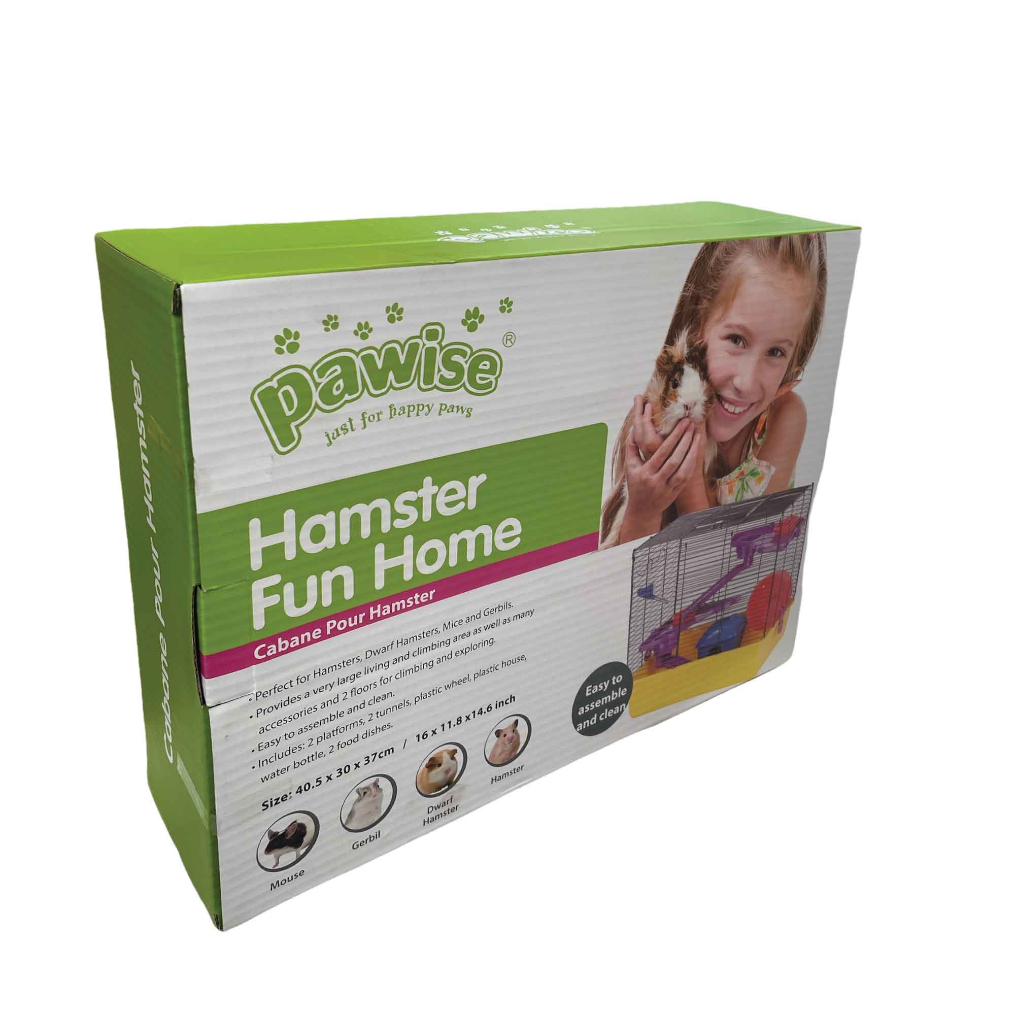 Spud Jax Petshop Hamster Fun Home Large Mouse Cage 40.5x30x37cm Pet Mice Rat Play House Enclosure Hamster Fun Home Large Mouse Cage 40.5x30x37cm Pet Mice Rat Play House Enclosure Pet Care