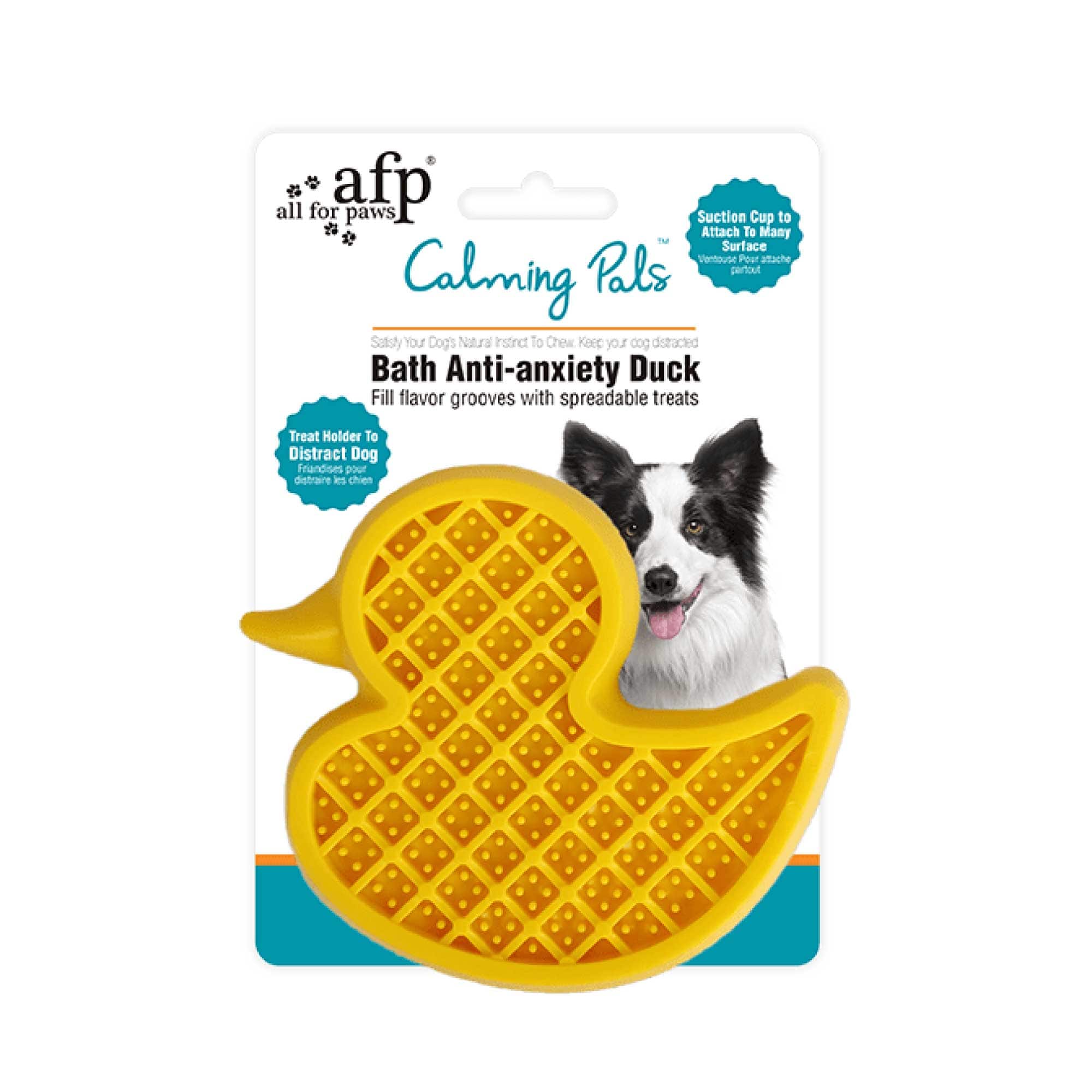 Spud Jax Petshop Dog Bath Time Calming Lick Mat - Suction Duck - Food Treat Feeder Pet Care > Toys