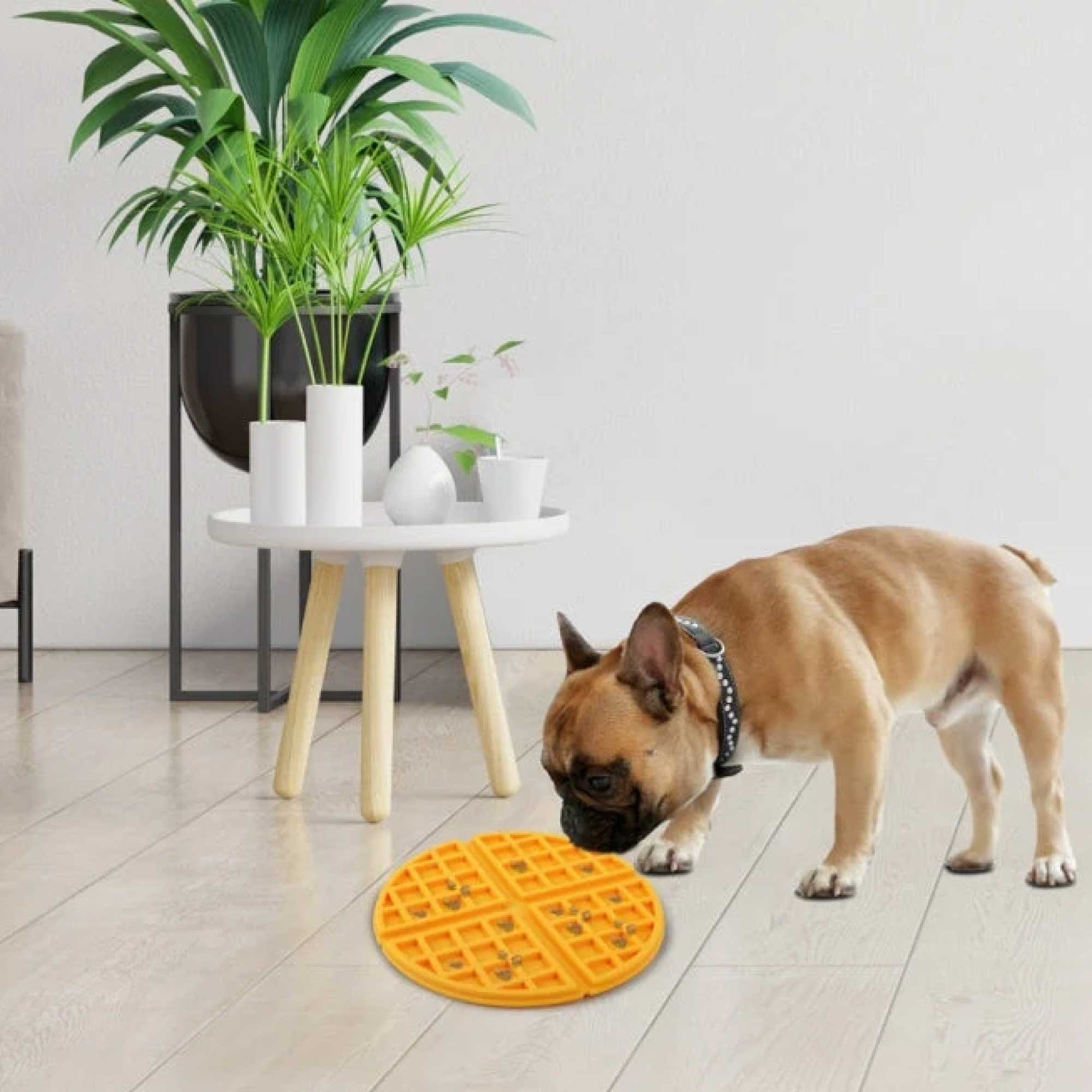 Spud Jax Petshop Dog Woofle Lick Mat - Food and Treat Sticky Slow Feeder Pad - Calming Toy Dog Woofle Lick Mat - Food and Treat Sticky Slow Feeder Pad - Calming Toy Pet Care > Pet Food