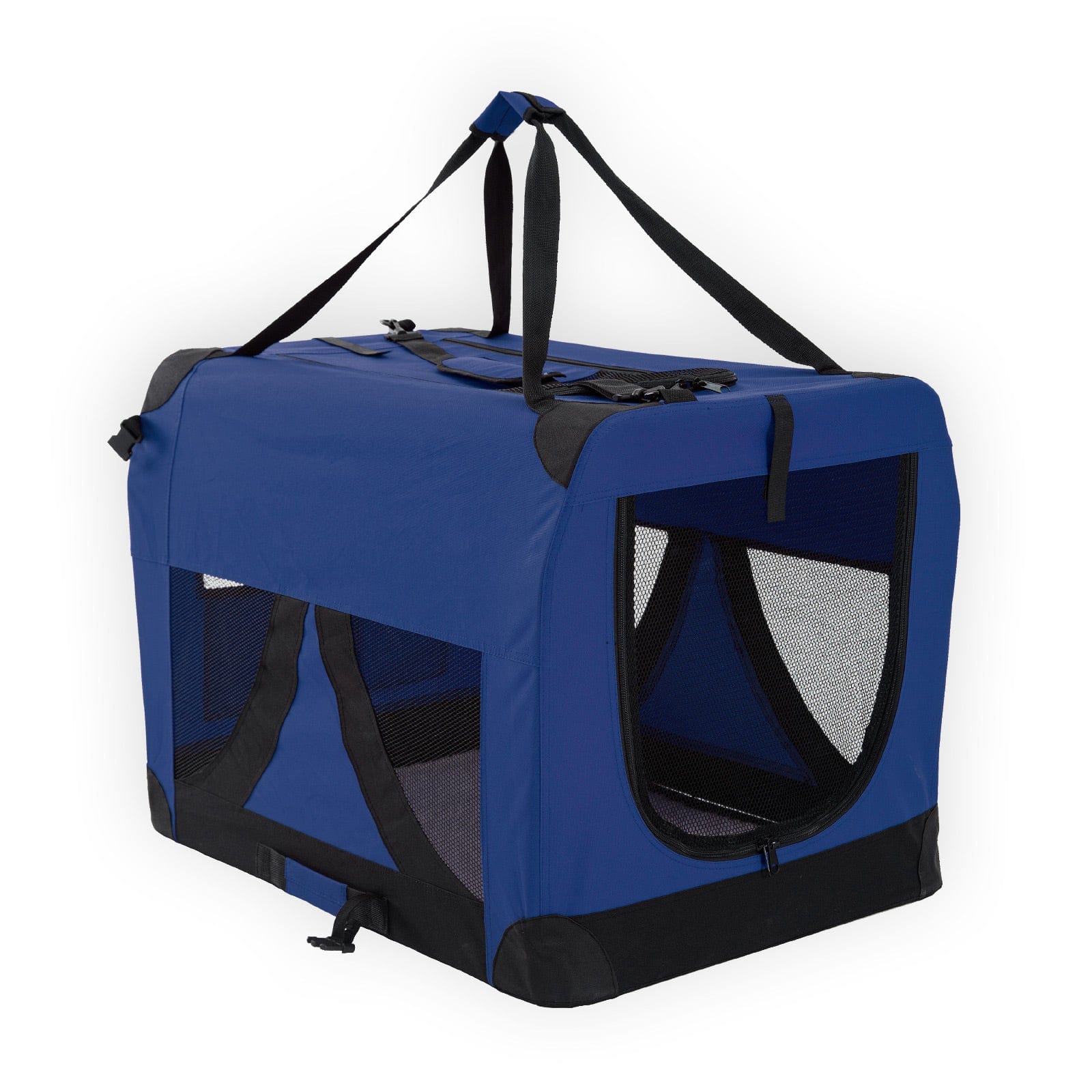 Spud Jax Petshop Portable Soft Dog Cage Crate Carrier L BLUE Portable Soft Dog Cage Crate Carrier L BLUE Pet Care > Dog Supplies > Dog Playpens & Gates