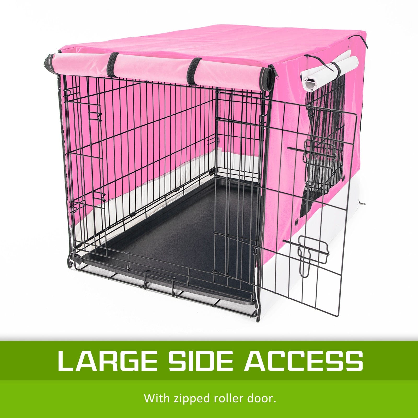 Spud Jax Petshop Cage Cover Enclosure for Wire Dog Cage Crate 24in PINK Pet Care > Dog Supplies