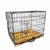 Spud Jax Petshop Wire Dog Cage Foldable Crate Kennel 42in with Tray + Cushion Mat Combo Pet Care > Dog Supplies