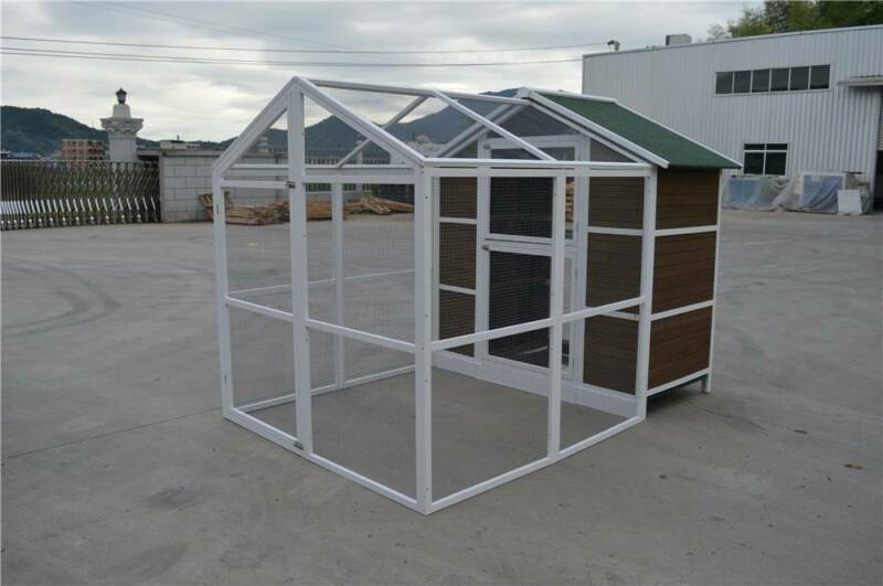 Spud Jax Petshop YES4PETS XXL Aviary Pigeon Bird Cage Wooden Outdoor House Pigeon Breeding Cage Pet Care > Bird