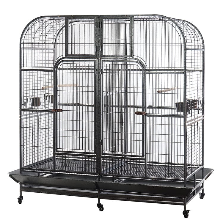 Spud Jax Petshop YES4PETS XXXL 185 cm Bird Cage Pet Parrot Aviary  Perch Castor Wheel Removable Divider Pet Care > Bird