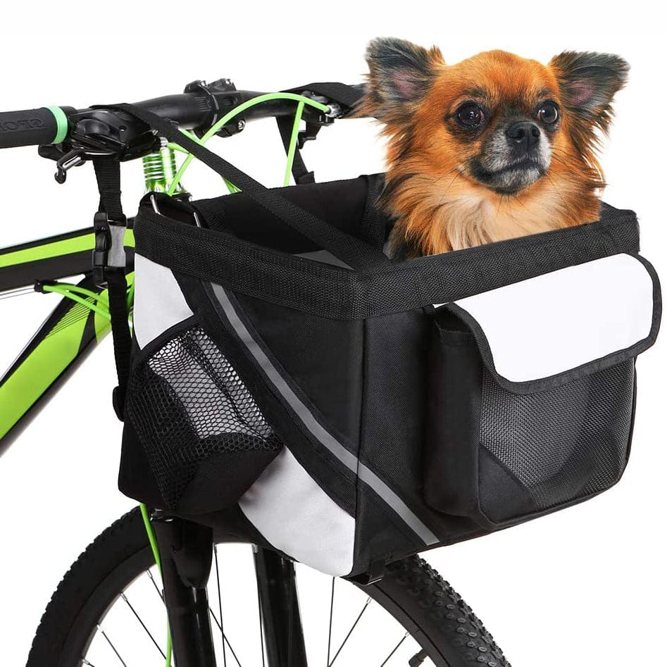 Spud Jax Petshop Bike Basket for Pets Pet Care &gt; Cat Supplies &gt; Cat Carriers &amp; Crates