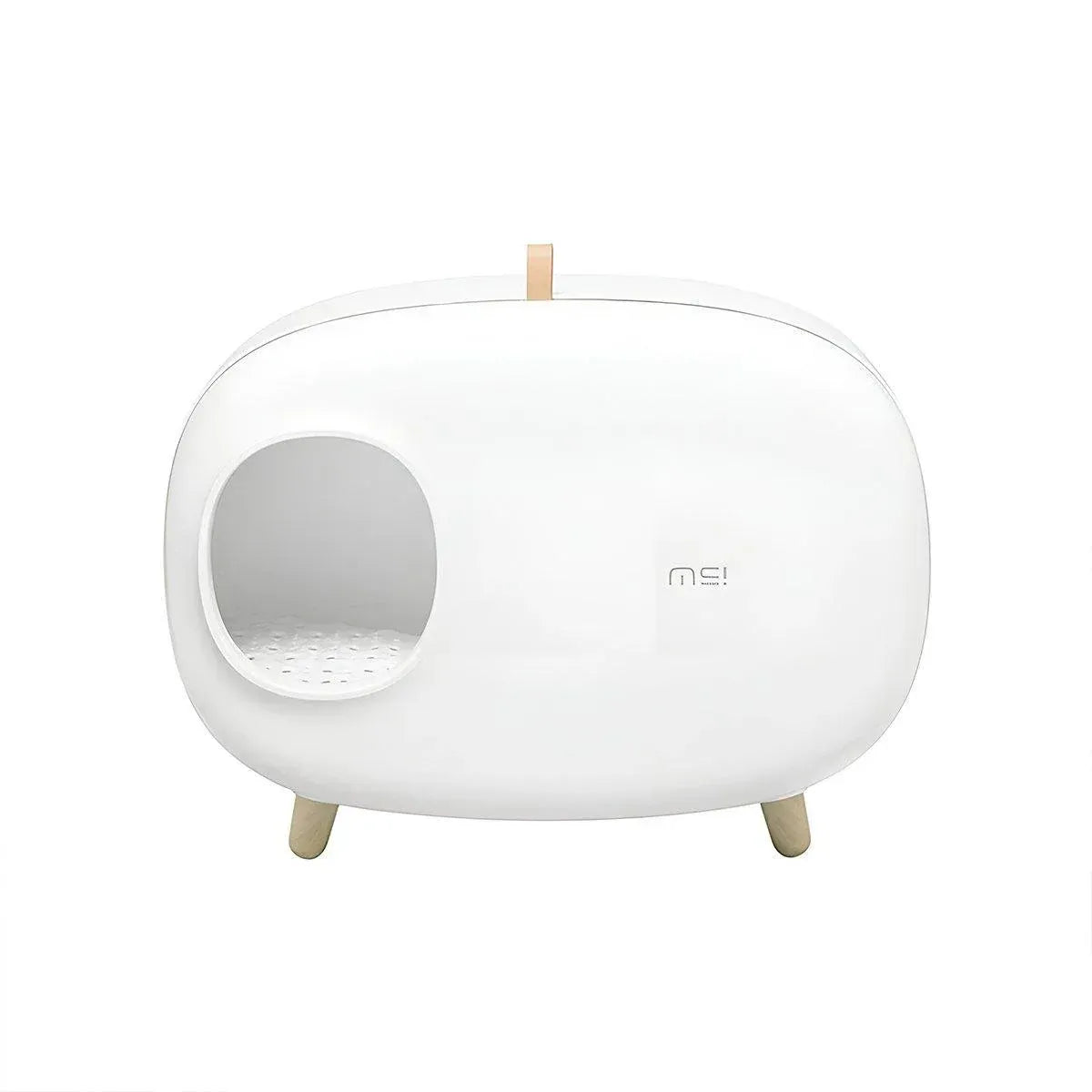 Spud Jax Petshop Cat Litter Box Semi-closed Cat Supplies Cat Toilet Drawer Large Cat Litter Box - White Cat Litter Box Semi-closed Cat Supplies Cat Toilet Drawer Large Cat Litter Box - White Pet Care > Cat Supplies > Cat Litter