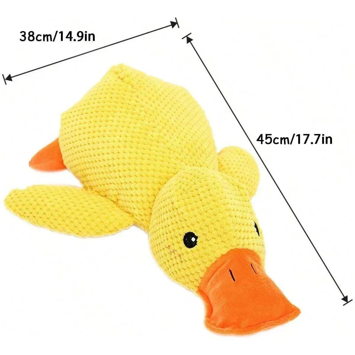 Spud Jax Petshop Plush Cartoon Duck Dog Toy Interactive Squeaky Pet Toy Durable Fun Chew Toy - Yellow Plush Cartoon Duck Dog Toy Interactive Squeaky Pet Toy Durable Fun Chew Toy - Yellow Pet Care > Dog Supplies > Dog Apparel