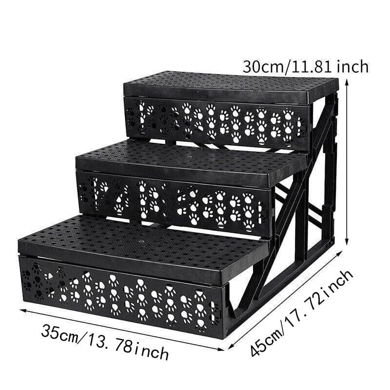 Spud Jax Petshop 3 Steps Pet Stairs with Soft Cover for Small Dogs and Cats Portable Climbing Ramp 3 Steps Pet Stairs with Soft Cover for Small Dogs and Cats Portable Climbing Ramp Pet Care > Dog Supplies > Dog Steps & Ramps