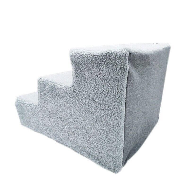 Spud Jax Petshop 3 Steps Pet Stairs with Soft Cover for Small Dogs and Cats Portable Climbing Ramp 3 Steps Pet Stairs with Soft Cover for Small Dogs and Cats Portable Climbing Ramp Pet Care > Dog Supplies > Dog Steps & Ramps