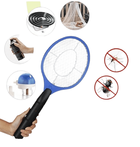 Spud Jax Petshop BUG ZAPPER RACKET Fly Mosquito Pest Swatter Net Racquet Electric Insect Killer BUG ZAPPER RACKET Fly Mosquito Pest Swatter Net Racquet Electric Insect Killer Pet Care > Pest Control > Household Insect Repellents