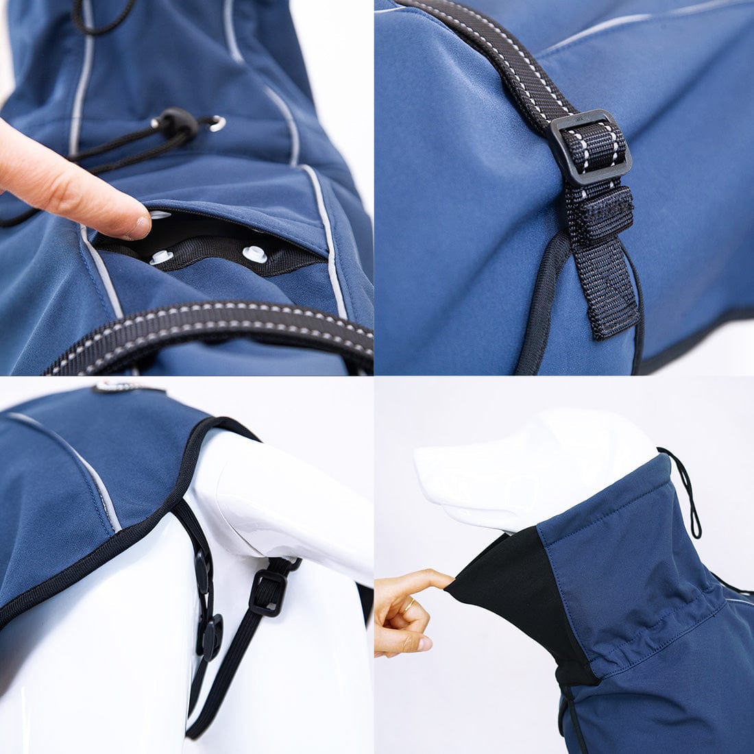 Spud Jax Petshop Pet Dog Raincoat Poncho Jacket Windbreaker Waterproof Clothes with Harness Hole-XL-Black (Single Layer) Pet Dog Raincoat Poncho Jacket Windbreaker Waterproof Clothes with Harness Hole-XL-Black (Single Layer) Pet Care > Dog Supplies > Dog Apparel