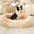 Spud Jax Petshop Fluffy Donut-Shaped Pet Bed- Soft, Cozy, and Anti-Anxiety for Dogs and Cats, Machine Washable  Light Brown  Size:S 60*15*18cm Fluffy Donut-Shaped Pet Bed- Soft, Cozy, and Anti-Anxiety for Dogs and Cats, Machine Washable  Light Brown  Size:S 60*15*18cm Pet Care > Dog Supplies > Dog Beds