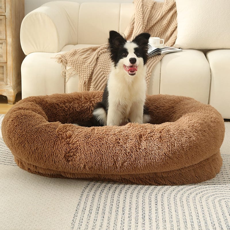 Spud Jax Petshop Fluffy Donut-Shaped Pet Bed- Soft, Cozy, and Anti-Anxiety for Dogs and Cats, Machine Washable  khaki  Size:S 60*15*18cm Fluffy Donut-Shaped Pet Bed- Soft, Cozy, and Anti-Anxiety for Dogs and Cats, Machine Washable  khaki  Size:S 60*15*18cm Pet Care &gt; Dog Supplies &gt; Dog Beds