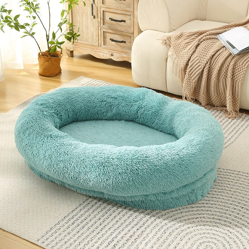 Spud Jax Petshop Fluffy Donut-Shaped Pet Bed- Soft, Cozy, and Anti-Anxiety for Dogs and Cats, Machine Washable  Emerald Green Size:M 75*55*18cm Fluffy Donut-Shaped Pet Bed- Soft, Cozy, and Anti-Anxiety for Dogs and Cats, Machine Washable  Emerald Green Size:M 75*55*18cm Pet Care &gt; Dog Supplies &gt; Dog Beds