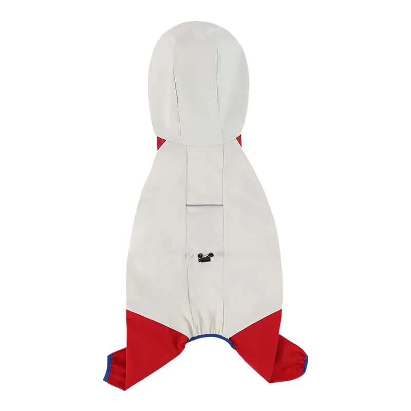 Spud Jax Petshop Waterproof Dog Raincoat with Hidden Leash Hole - Windproof and Comfortable for Outdoor Walks, Size:S (Back Length 20cm/7.87in, Bra 31cm/12.20in) White Waterproof Dog Raincoat with Hidden Leash Hole - Windproof and Comfortable for Outdoor Walks, Size:S (Back Length 20cm/7.87in, Bra 31cm/12.20in) White Pet Care > Dog Supplies > Dog Apparel