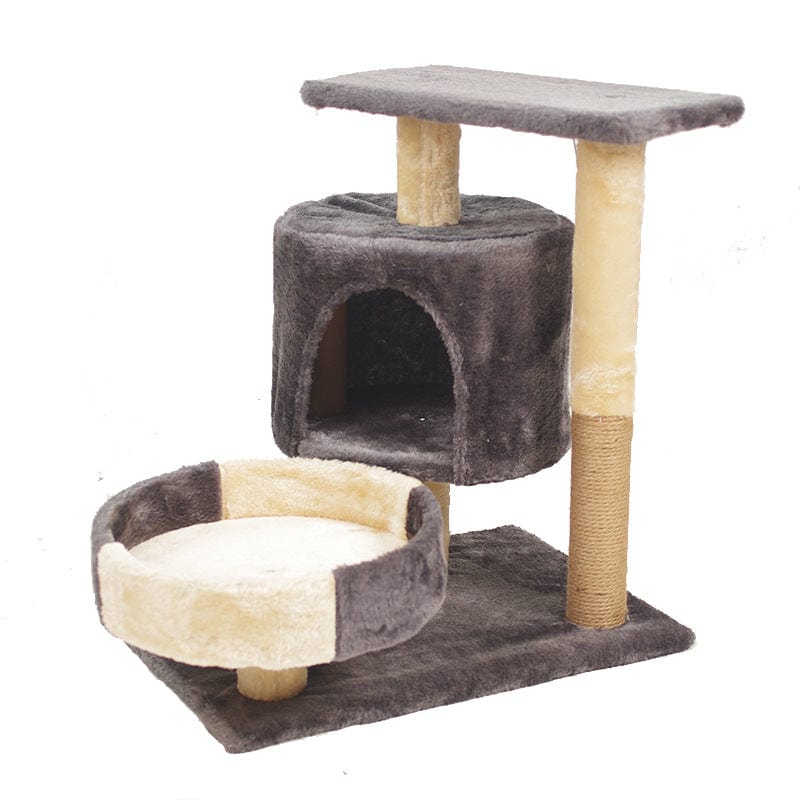 Spud Jax Petshop A Cat's Dream Paradise: Natural Solid Wood Cat Climbing Frame 50*33*53CM A Cat's Dream Paradise: Natural Solid Wood Cat Climbing Frame 50*33*53CM Pet Care > Cat Supplies > Cat Furniture