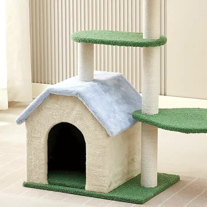 Spud Jax Petshop Floral Cat Tree with Cozy Hideaway and Scratching Posts (55x38x92 cm) Floral Cat Tree with Cozy Hideaway and Scratching Posts (55x38x92 cm) Pet Care > Cat Supplies > Cat Furniture