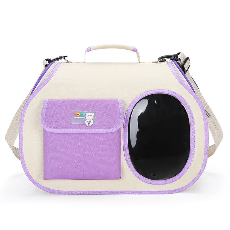Spud Jax Petshop Purple Colors Pet Carrier Backpack, Breathable Cat Carrier Backpack with Transparent Window, Airline Approved Dog Backpack Carrier for Small Dogs and Cats, Travel Hiking Camping Purple Colors Pet Carrier Backpack, Breathable Cat Carrier Backpack with Transparent Window, Airline Approved Dog Backpack Carrier for Small Dogs and Cats, Travel Hiking Camping Pet Care > Cat Supplies > Cat Carriers & Crates
