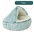 Spud Jax Petshop Cozy Green Plush Hooded Pet Bed - Ultra Soft Long Fur Cave Bed for Small Pets 40cm Cozy Green Plush Hooded Pet Bed - Ultra Soft Long Fur Cave Bed for Small Pets 40cm Pet Care > Cat Supplies > Cat Carriers & Crates