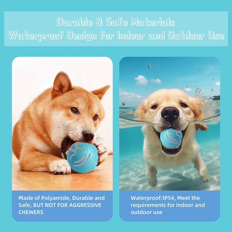 Spud Jax Petshop 2PCS Blue Rechargeable Automatic Jumping Pet Toy Ball - Interactive Smart Play Ball for Dogs & Cats 2PCS Blue Rechargeable Automatic Jumping Pet Toy Ball - Interactive Smart Play Ball for Dogs & Cats Pet Care > Toys > Dog Toys