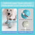 Spud Jax Petshop 2PCS Blue Rechargeable Automatic Jumping Pet Toy Ball - Interactive Smart Play Ball for Dogs & Cats 2PCS Blue Rechargeable Automatic Jumping Pet Toy Ball - Interactive Smart Play Ball for Dogs & Cats Pet Care > Toys > Dog Toys
