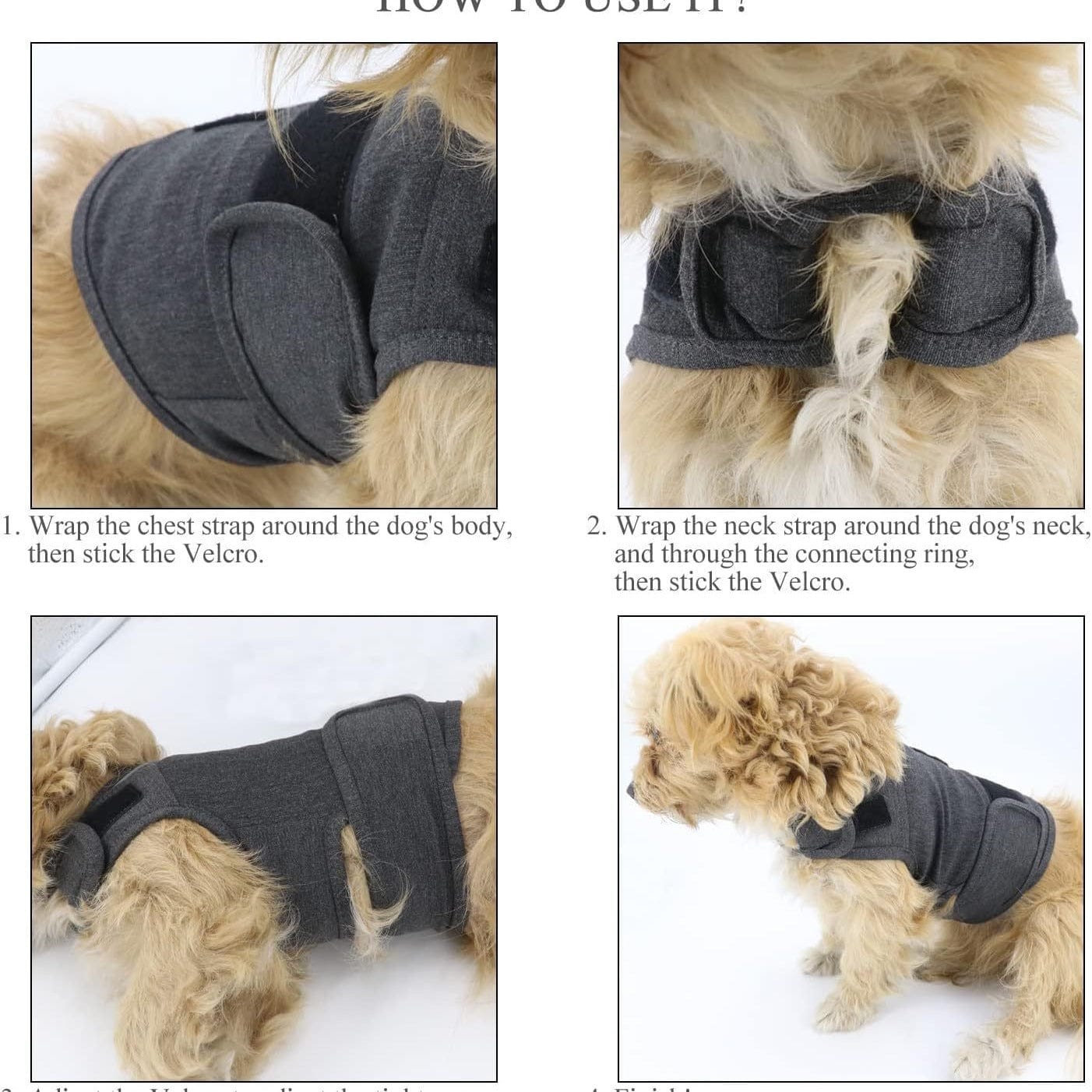 Spud Jax Petshop XS Dog Vest Jacket - Warm, Soft, and Comfortable Dog Coat for Winter, Calming and Insulating Dog Apparel XS Dog Vest Jacket - Warm, Soft, and Comfortable Dog Coat for Winter, Calming and Insulating Dog Apparel Pet Care > Dog Supplies > Dog Apparel