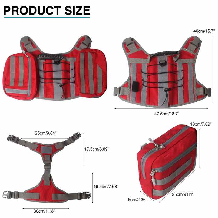 Spud Jax Petshop Khaki Dog Tactical Backpack Harness - Adjustable Outdoor Camouflage Saddle Bag for Dogs Khaki Dog Tactical Backpack Harness - Adjustable Outdoor Camouflage Saddle Bag for Dogs Pet Care > Dog Supplies > Dog Apparel