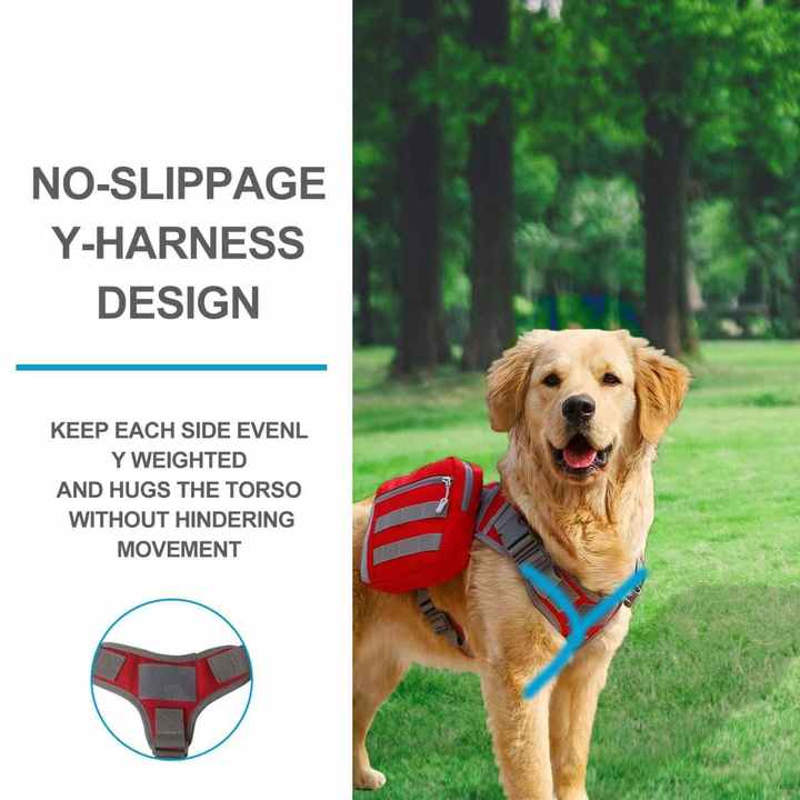 Spud Jax Petshop Red Dog Tactical Backpack Harness - Adjustable Outdoor Camouflage Saddle Bag for Dogs Red Dog Tactical Backpack Harness - Adjustable Outdoor Camouflage Saddle Bag for Dogs Pet Care > Dog Supplies > Dog Apparel